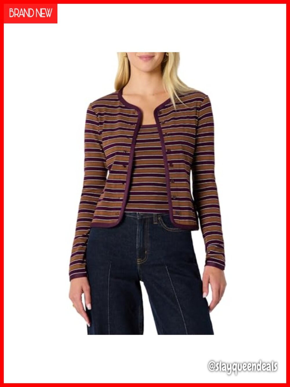 Slim Fit Ribbed Cardigan & Cami Set with Removable Straps